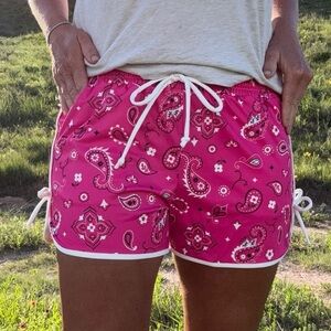 Pink Paisley Women's Shorts